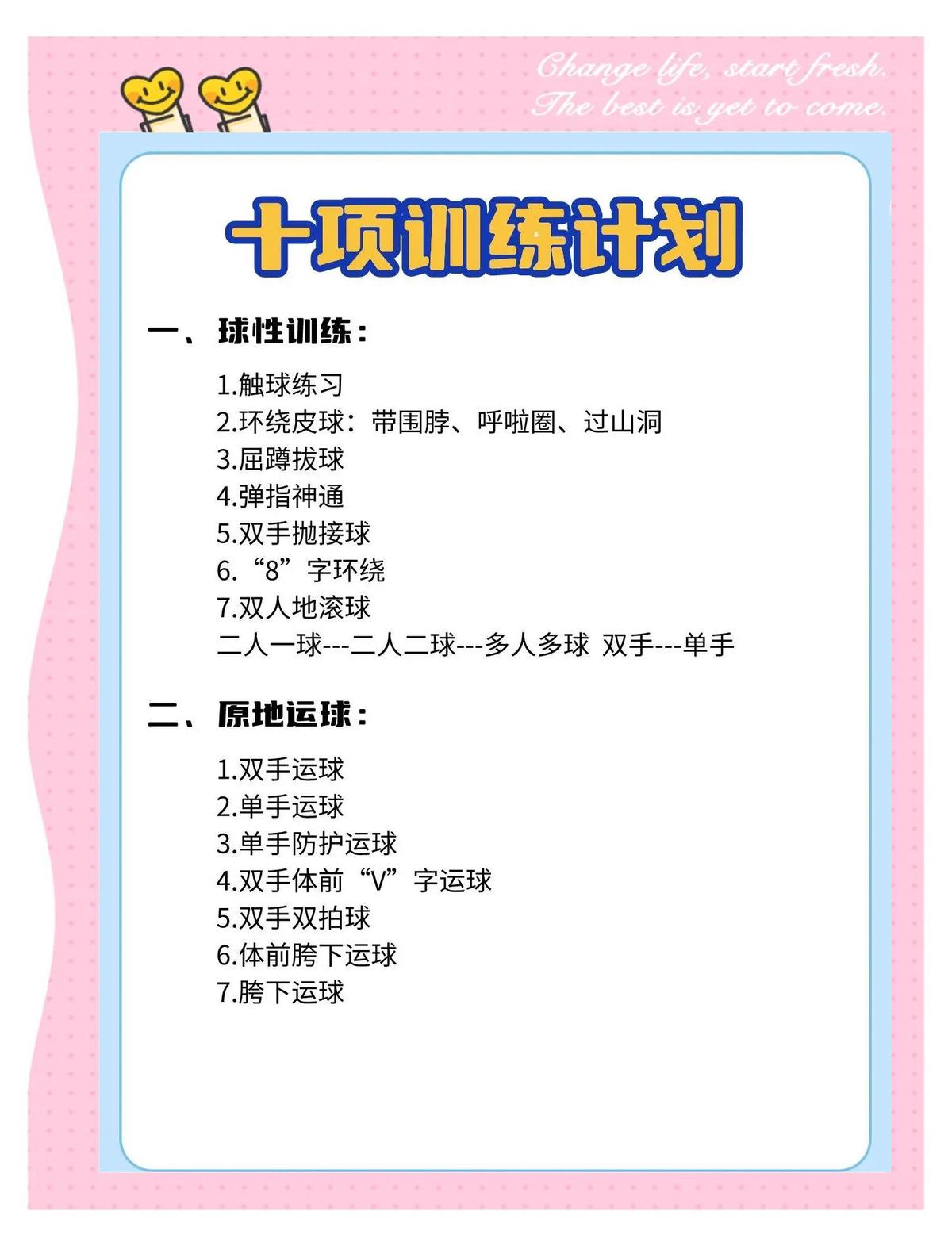 如何创建规范的篮球训练营